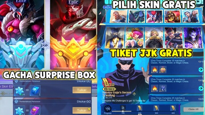 DROP RATE SURPRISE BOX, SKIN GRATIS BEBAS PILIH & TOKEN GRATIS JUJUTSU KAISEN