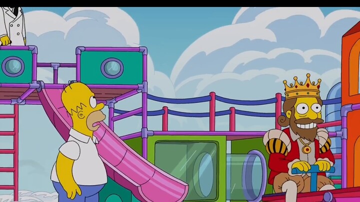 The Simpsons' evil Wong Wan-yi developed a vegan burger and even hired Hou Mo as the spokesperson! W