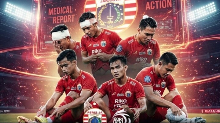 GAWAT! 5 Pemain Pilar Persija Cedera Jelang Kick-off, Arhan & Dony Tri Tumbang!