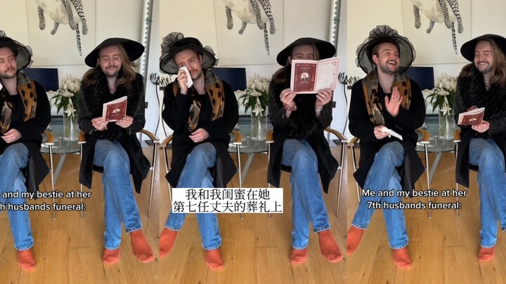 Sahabatku dan aku berada di pemakaman suaminya.