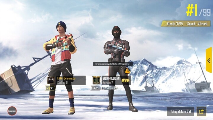 CHICKEN DINNER TANPA KILL |  DUO VS SQUAD