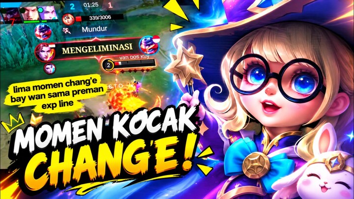 lima momen Chang'e by one sama preman exp