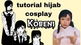 tutorial hijab cosplay kobeni Chainsaw man by cinta ✨💕