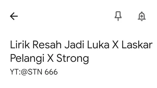 Lirik Lagu Resah Jadi Luka X Laskar Pelangi X Strong - FULL DI YT:@STN 666 - Bilibili