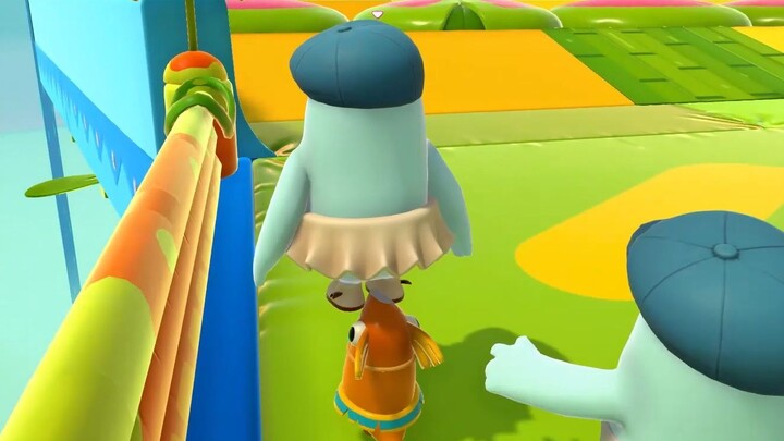 【Fall Guys】About Being Watched by Everyone While I'm Flying on My Goose