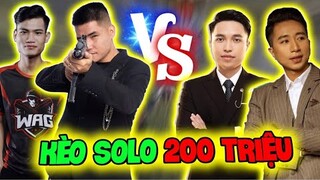 (Free Fire) - Siêu Kinh Điển Solo Kèo 200 Triệu NPC Bác Gấu VS BLV Việt Thắng NPN1 Streamer