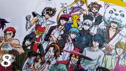 Vẽ 100 nhân vật anime!