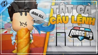 Roblox - Madcity | Tất Cả Câu Lệnh Của Admin Và Nơi Cướp Mới | H3G