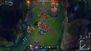 Sivir xài chiêu cuối tăng tốc cho siêu xe hecarim chạy vào bắt địch cực hài #game