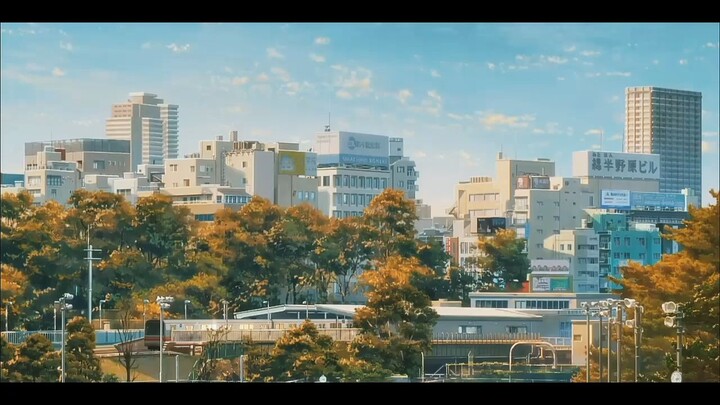 Autumn Walk (Beautiful Autumn Anime Scenery)