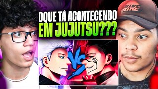 QUEM TÁ GANHANDO? | Gojo VS. Sukuna: Expansão de Domínio [React em Dupla]
