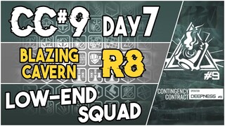 CC#9 Daily Stage 7 - Blazing Cavern Risk 8 | Low End Squad |【Arknights】