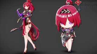 吟大头小，吟小头大【鸣潮MMD】