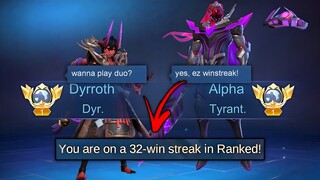 I MET GLOBAL NO.1 ALPHA IN RANKED GAME !! - we play duo after and this happened…🥶 - MLBB