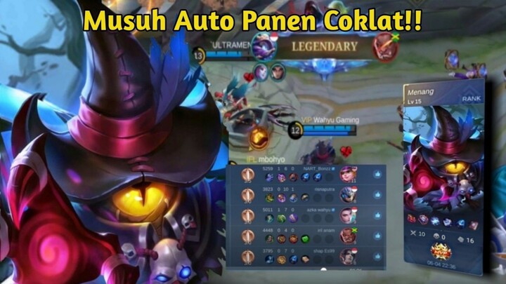 Awalnya Dipaksa Main Mid Lane, Ternyata Seru Juga!! Auto Bantai2 Musuhnya🔥🔥 - Cyclop Gameplay