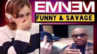 KPOP FAN REACTION TO EMINEM's FUNNIEST & MOST SAVAGE MOMENTS!