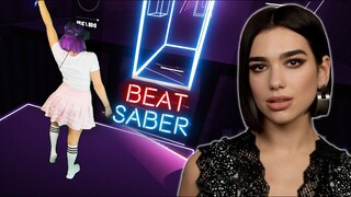 Dua Lipa - Hallucinate in BEAT SABER (First Attempt)