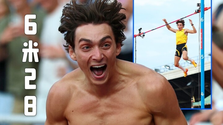 Con của bầu trời! Duplantis nhảy sào vượt qua 6,28m, lập kỷ lục thế giới thứ 12 của mình!