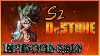 Dr Stone || S2  Episode 8, 9,10                               official Hindi dubbed next