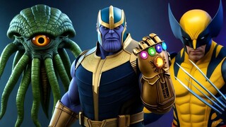 marvel vs. capcom 2: thanos, shuma-gorath & wolverine (adamantium)