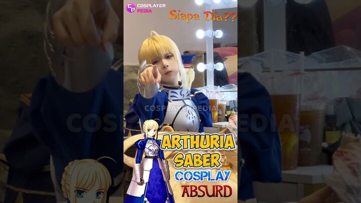 Artoria Saber Cosplay Eating, Siapa Cosplayernya?? #cosplayerpedia #cosplay