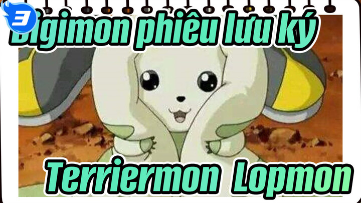 [Digimon phiêu lưu ký] Terriermon&Lopmon's cảnh cắt cuộc sống đáng yêu thường ngày_A3