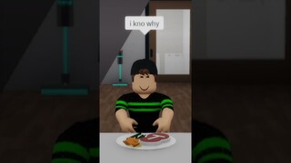 When your SON always PASS his LEFTOVERS to you 😂 #shorts #roblox #Brookhaven