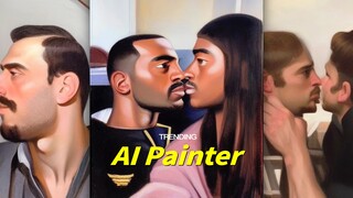 TT上的AI绘画滤镜，好像不太聪明的亚子