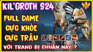 Liên Quân: Kilgroth Mùa 24 | Hướng dẫn Lên đồ Phù Hiệu Bảng Ngọc KilGroth mạnh nhất AOV là đây!