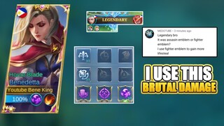 How to use Benedetta EXP Lane? | Best Build 2022 | Mobile Legends