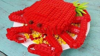 Lego King Crab - เลโก้ในชีวิตจริง การทำอาหารแบบสต็อปโมชั่น & ASMR