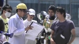 Behind-the-scenes of the filming of Armored Warrior Xingtian