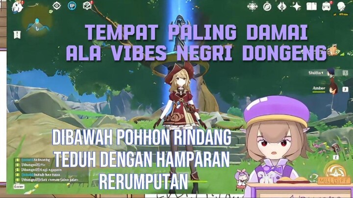 Rekomendasi tempat paling damai di mondstandt genshin impact
