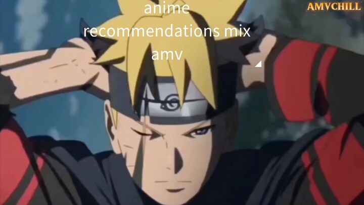 AMV anime recommendations mix