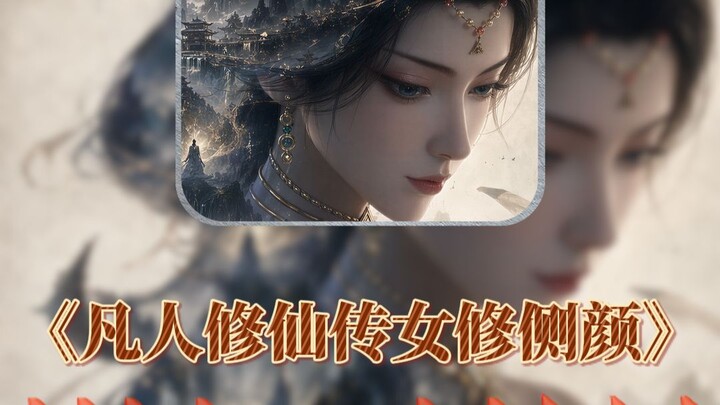 Hasil render uji coba model baru: poster dunia cerita dan profil wajah karakter dari “Cerita Kultiva