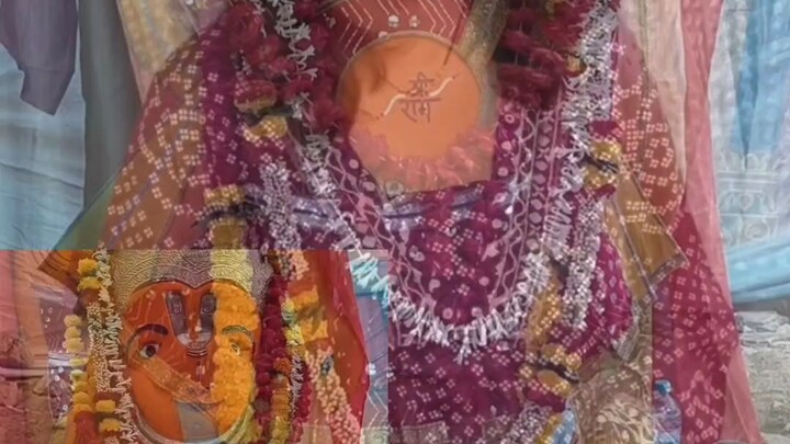 Jai shree Ram 标题：乌贾因发生神奇一幕！🙏为了道路扩建，古老的哈努曼神庙正在被拆除，但这尊8英尺高的哈努曼神像，连续4次尝试都无法移动！🚩这是巧合，还是神明的意愿？标签：#乌贾因 #