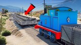 100 Tanks VS Thomas The Tank Engine in GTA 5