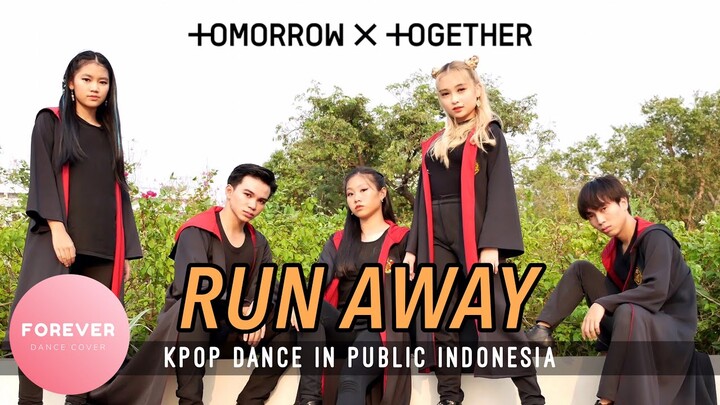 @FDCover KPOP in PUBLIC TXT RUN AWAY DANCE COVER IN PUBLIC INDONESIA