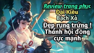 [ VGVD ] Review trang phục siêu hot Đại Kiều Bạch Xà cực đẹp - Thánh gọi hội cực mạnh