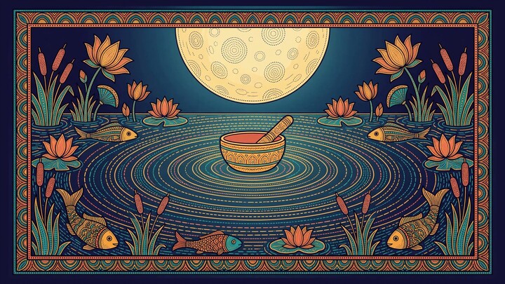 1 Hour Singing Bowl Sound Bath · 220 Hz + 330 Hz · The Floating Bowl · No Talking