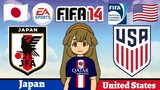 Inazuma Eleven in FIFA 14 | Inazuma Japan (Japan) VS Unicorn (United States)