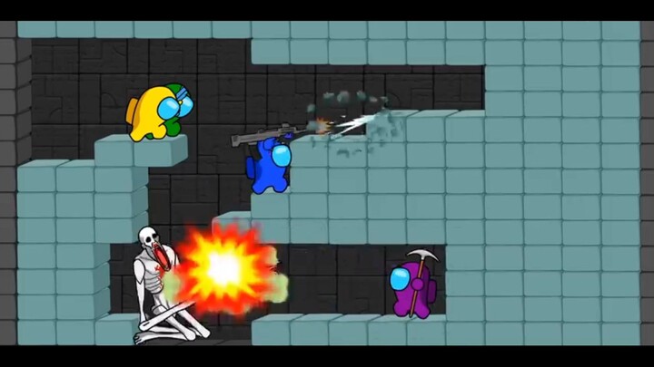 Among us vs SCP 096 & 173