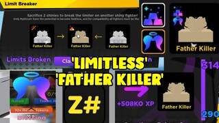 Limit Break And Passive Reroll on 'FATHER KILLER' In Anime Fighter Simulator!