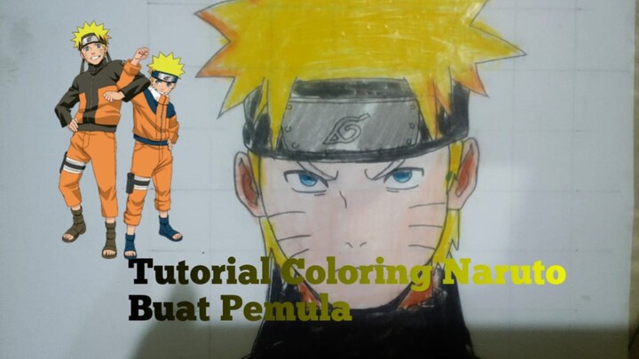 tutorial coloring (Anime) Naruto, bagi pemula