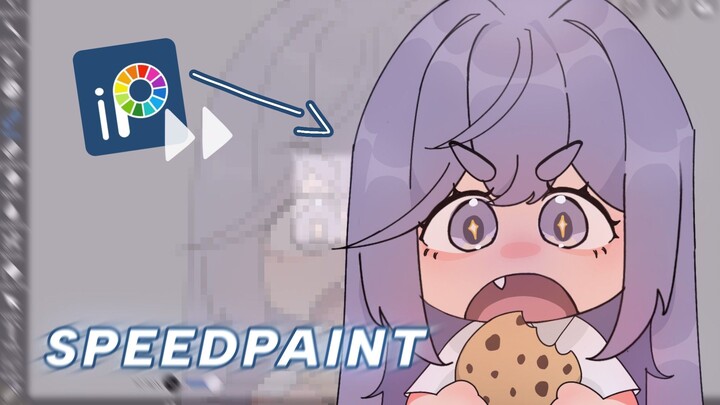 ✨️💜🍪 Speedpaint my OC [Arenrae Miraé] | Chibi time!