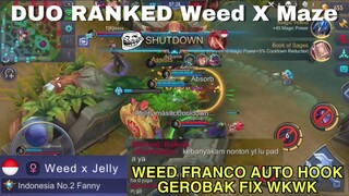 DUO RANKED SAMA WEED NO.2 FANNY INDO, MUSUH AUTO TOXIC??