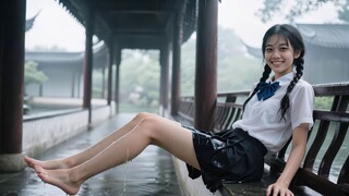 The beauty of rain in Humble Administrator's Garden, Suzhou, China