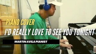 I'd Really Love To See You Tonight | Dan John Ford Coley Parker McGee | Martin Avila Piano Cover