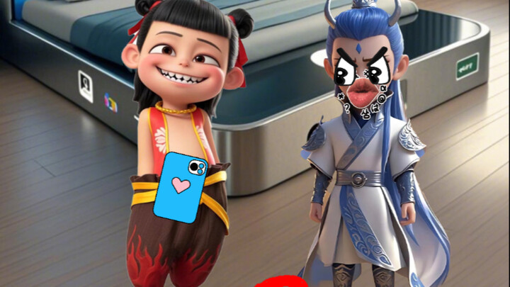 The photo of Nezha and Ao Bing is so handsome