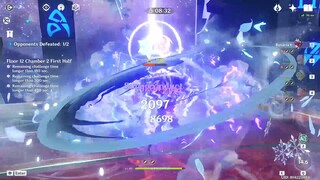 Don't use Rosaria's Burst like this in Abyss (Rosaria BUGGED) - Genshin Impact #Shorts